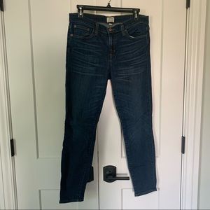 J. Crew Toothpick Jeans in Edison Wash